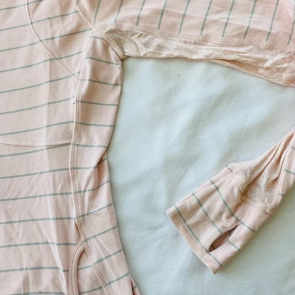 Lululemon pink and grey long sleeved top - Picture 4 of 16